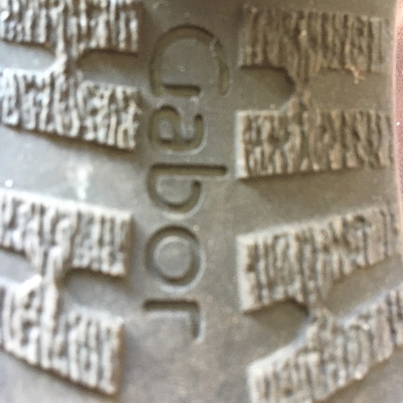 Gabor Side Zip Shoes Burgundy Wine Red size 5 1/2 - Picture 5 of 7